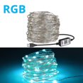 thumbnail image 2 of Guirnalda de luces Led para árbol de Navidad con USB, 10m/20m, con aplicación Bluetooth inteligente, Control remoto, decoración del hogar, guirnalda de hadas (hy), 2 of 5