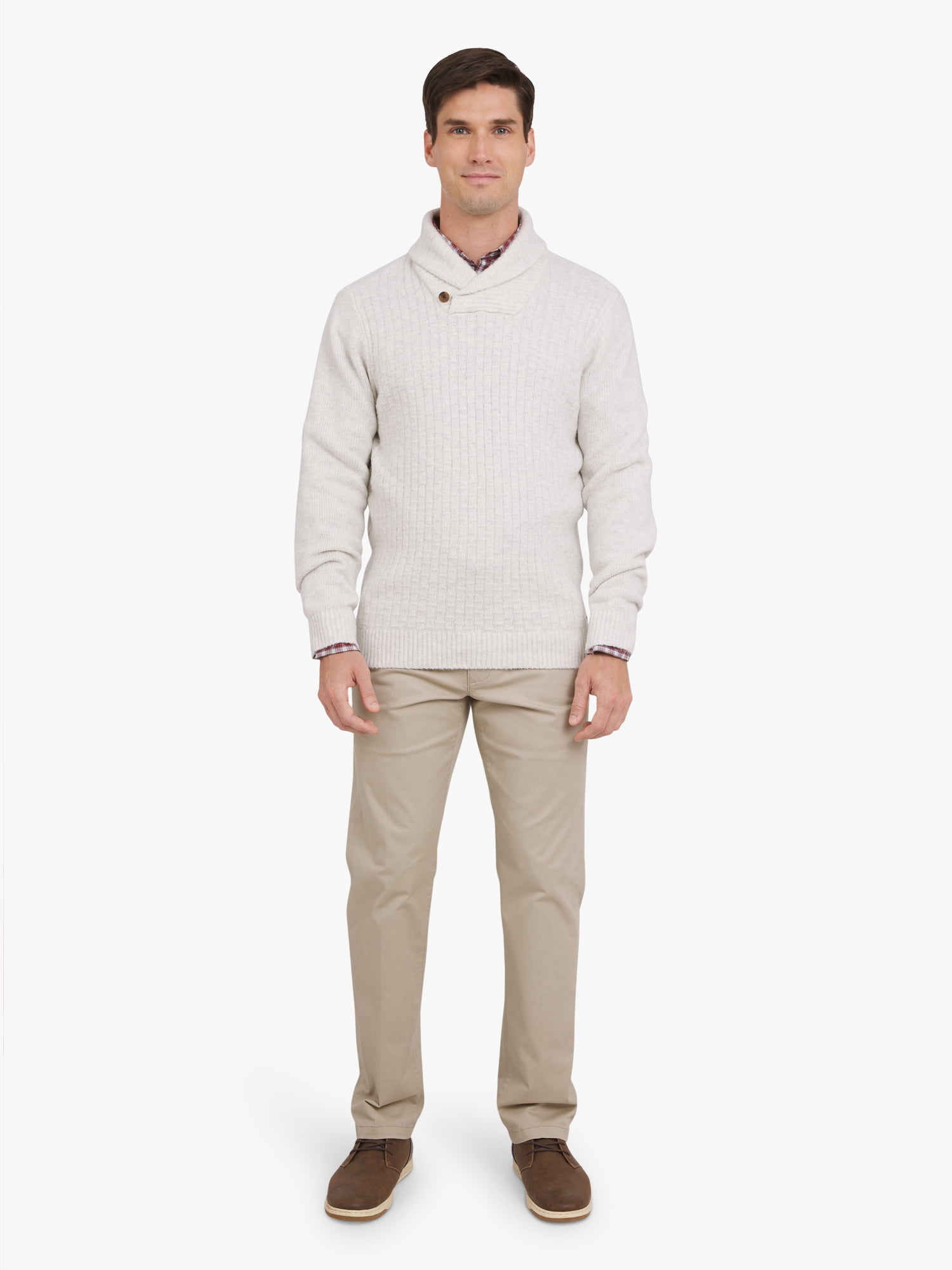Chaps Men's & Big Men's Ottoman Cowl Neck Sweater, Sizes S-3XL
