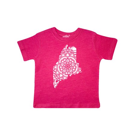 

Inktastic Maine Silhouette Mandala Gift Toddler Boy or Toddler Girl T-Shirt