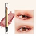 thumbnail image 5 of Barra de sombra de ojos individual en crema con barra de esponja para difuminar, maquillaje en barra de sombra de ojos, crayón en barra abrillantador de ojos resistente al agua y de larga duración, 5 of 5