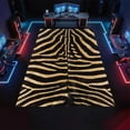thumbnail image 4 of Tiger Skin Pattern Rug 5x8 Area Rugs Black Brown Stripes Rugs Ultra Soft Washable Non Slip Carpet for Bedroom Living Room Study Office Home Decor Mats, 4 of 7