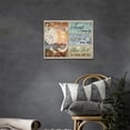 thumbnail image 3 of Rustic Dandelion Wall Art Farmhouse Dragonfly Canvas Prints Country Motivational Pictures Painting Framed Artwork Office Home Decor for Bathroom Kitchen Bedroom Dining Living Room 16"x12", 3 of 6