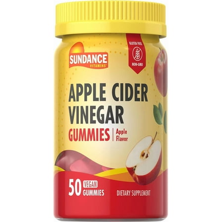 Apple Cider Vinegar Gummies | 50 Count | Apple Flavor | by Sundance