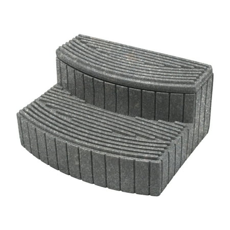 Good Ideas Stora Steps Lightweight Outdoor & Indoor Storage Step, Light Granite
