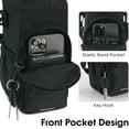 thumbnail image 6 of WANDF Water Bottle Holder with Strap,Insulated Water Bottle Carrier Sling Bag for 32oz 40oz Bottles, Crossbody Pouch with Phone Pocket for Walking Hiking Travel Gym Beach(Black Bag), 6 of 10