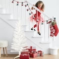 thumbnail image 3 of 4ft Artificial Christmas Pine Tree w/115 Tips& 50 Light, White Christmas Tree for Outdoor,Home,Office,Party,Xmas Holiday Decoration, 3 of 9