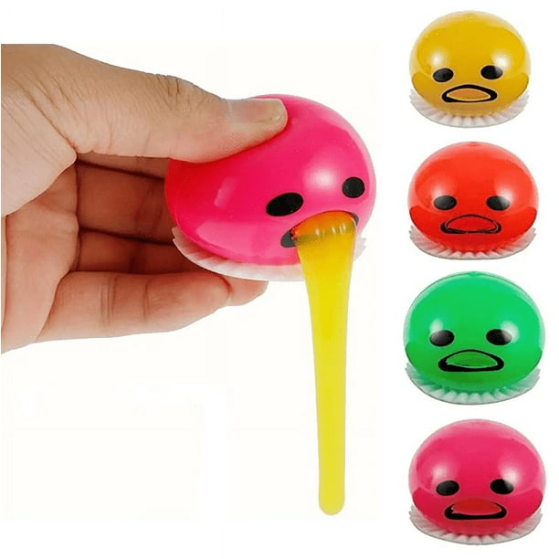 huevos sensoriales para apretar, juguete antiestrés amarillo para aliviar el estrés.