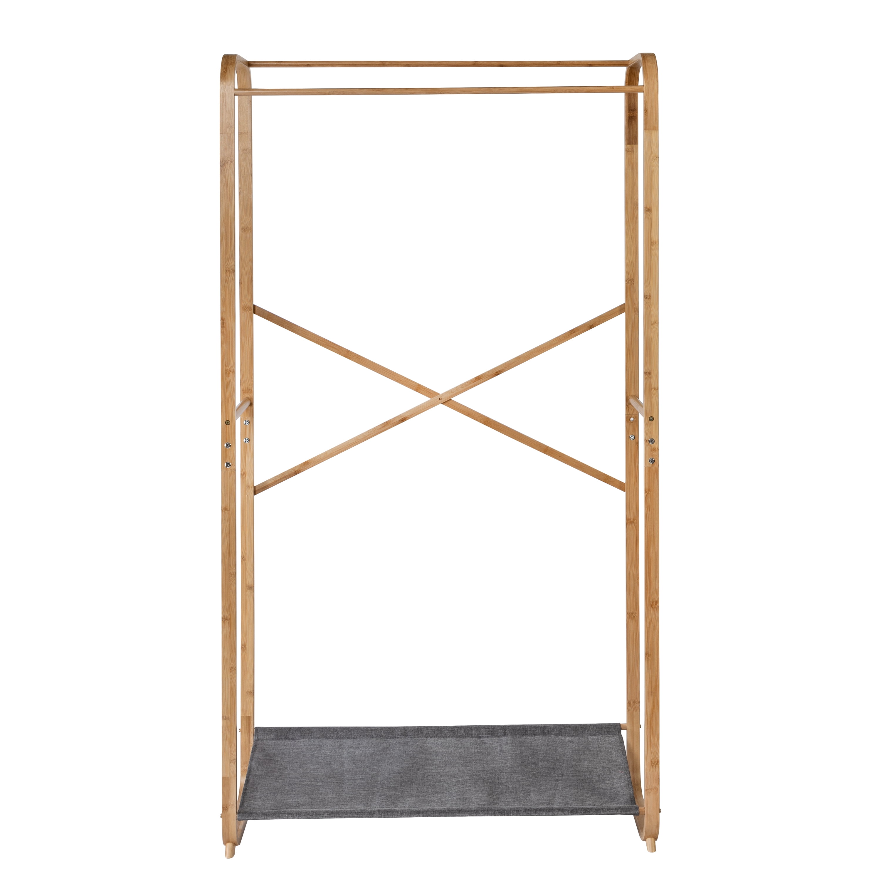 canvas covered clothing rack