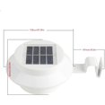 thumbnail image 3 of Automatic Light Sensor Solar Power Gutter Light, Energy Efficient Cool White Yard Doorway Lamp With Bracket For Pathway Stairs Roof Patio Garden Yard, Long Using Time, Waterproof,, 3 of 7