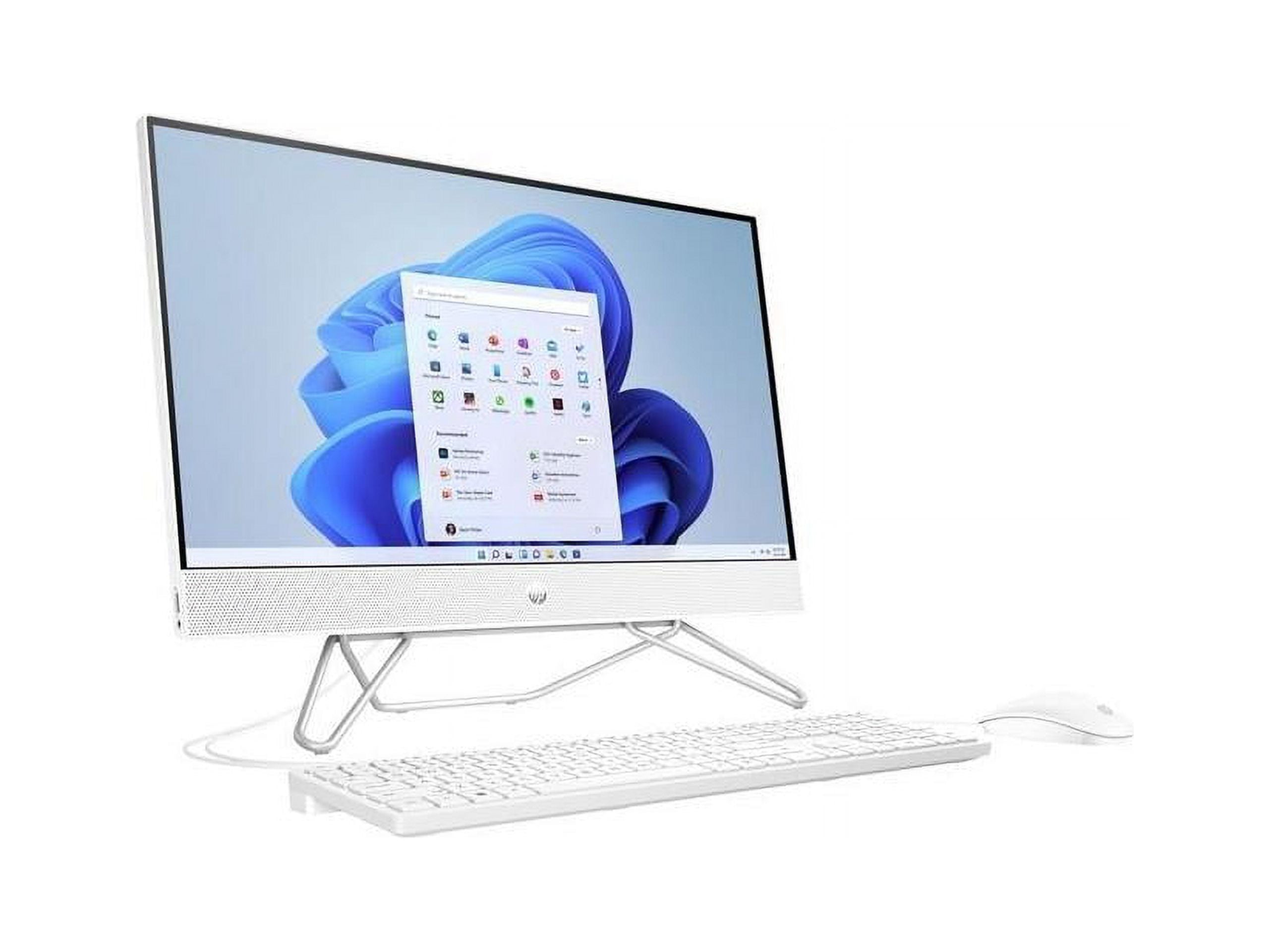 HP 23.8" All-in-One Computer Intel Celeron J4025 Dual-core 8 GB RAM 256 GB SSD White