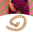 thumbnail image 4 of Curb Chain, Elegant Style Craft Chain Iron Material DIY Making  For Necklaces For Bracelets ANGGREK Oro, 4 of 8