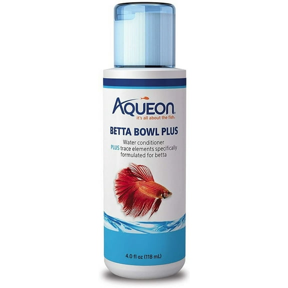 [Pack of 3] Aqueon Betta Bowl Plus Water Conditioner Plus Trace Elements For Bettas 4 oz