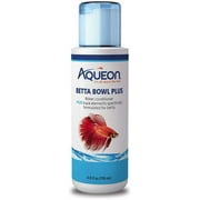 Aqueon Betta Bowl Plus Water Conditioner Plus Trace Elements For Bettas [Aquarium Water Conditioners, Aquarium Supplies] 72 oz (18 x 4 oz)