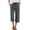 51# Gray, variant on Capris Pants for Women Casual Summer 2026 Petite Pull on Straight Wide Leg Loose Drawstring Elastic Waist Cropped Trouser Blue 2XL