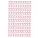 thumbnail image 2 of 100pcs Dog Shape Paper Clips Creatively Cute Plated Metal Bookmark Paper Clips for Students Stationery Pink, 2 of 5