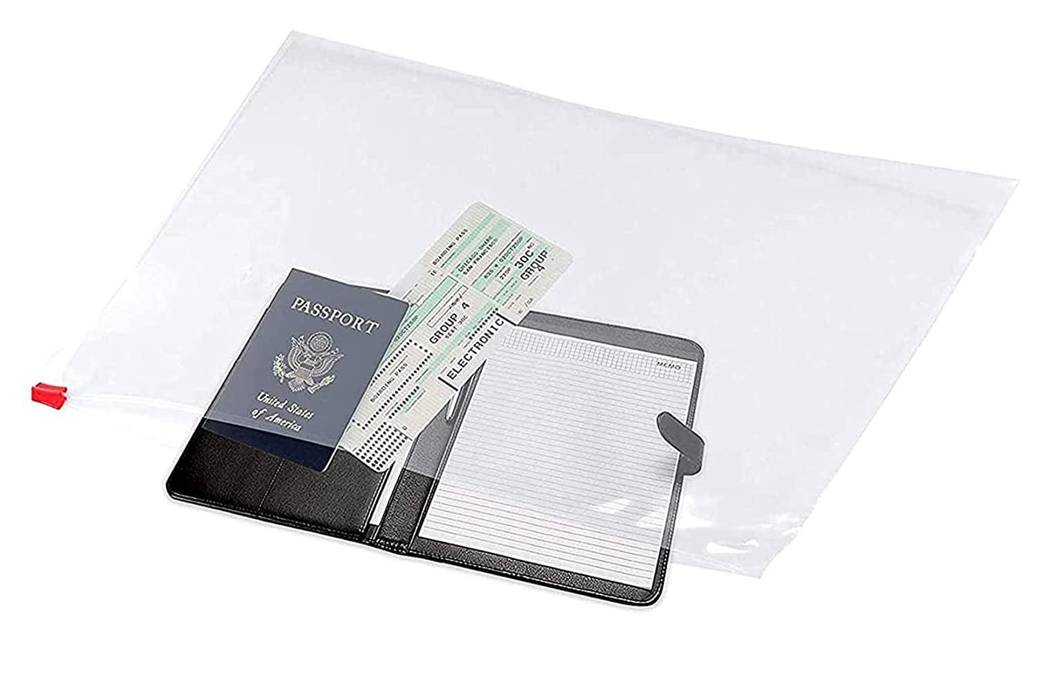 AMZ Supply Slider Zip Lock Bags 16 x 12 Clear Poly Thickness 3 Mil