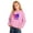 Pink, variant on Tisuna Fashion Hoodie For Girls Boys Child Cartoon Print Long Sleeve Hooded Tops Breathable Casual Little Kids Autumn Winter 67 Sweatshirt Black Size 18-24 Months