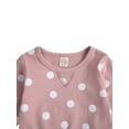 thumbnail image 4 of Izhansean Newborn Infant Baby Girl Clothes Set Long Sleeve Sweatshirts Tops Pants Outfits Pink 6-12 Months, 4 of 6
