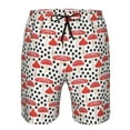 thumbnail image 3 of Goofa Forest Mushrooms Printed Mens Swim Trunks Summer Quick Dry Short Beach Swimwear Bathing Suits-XX-Large, 3 of 9