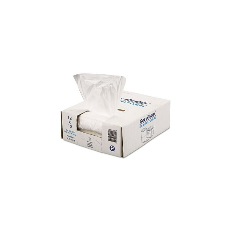 Ice Bucket Liner Bags, 3 qt, 0.24 mil, 12 Ice Bucket Liner Bags, 3 qt, 0.24 mil, 12