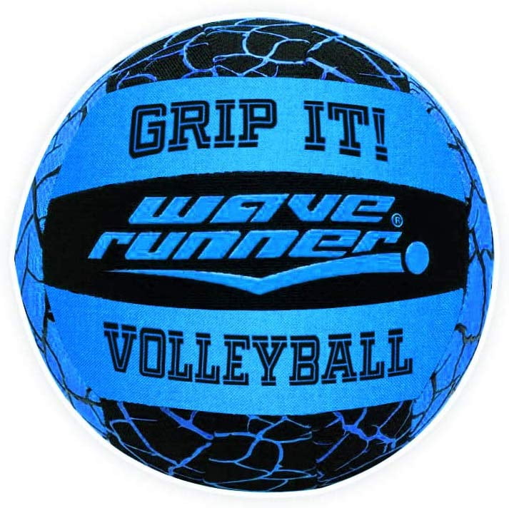 Color May Vary Wave Runner Grip It Volleyball 8-Inch All Weather Volleyball 
