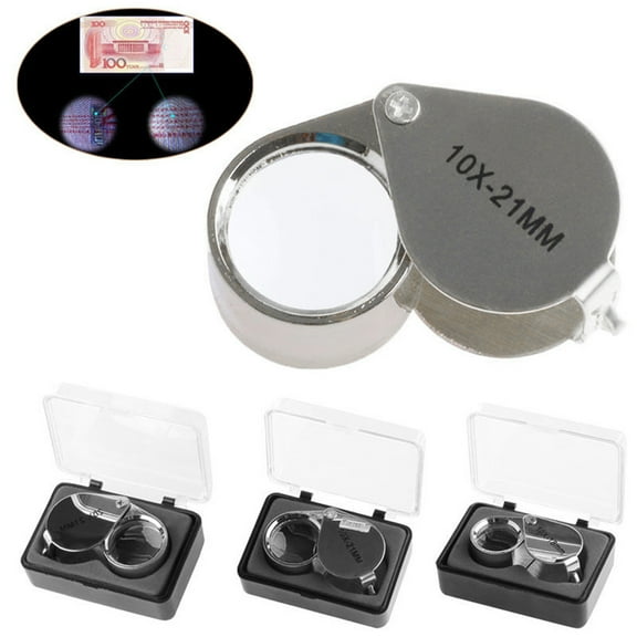 Opvise Triplet Eye Loupe Magnifier Magnifying Glass Jewelry Diamond Identification Tool