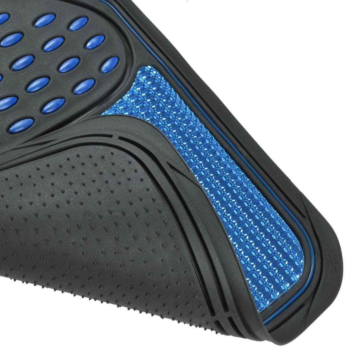 BDK Heavy Duty Blue Rubber Car Mats Full Set - Universal Trim-To-Fit All Weather Floor Mats - Floor Mats for Car Accessories - Front & Back Interior Floor Mats for Truck Accessories