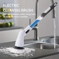 thumbnail image 6 of 8-in-1 Electric Rotating Cleaning System, Multi-Surface Spin Scrubber with Wireless Brush Heads & Adjustable Detachable Handle, Ideal for Kitchen, Living Room & Bathroom Cleaning, 6 of 10
