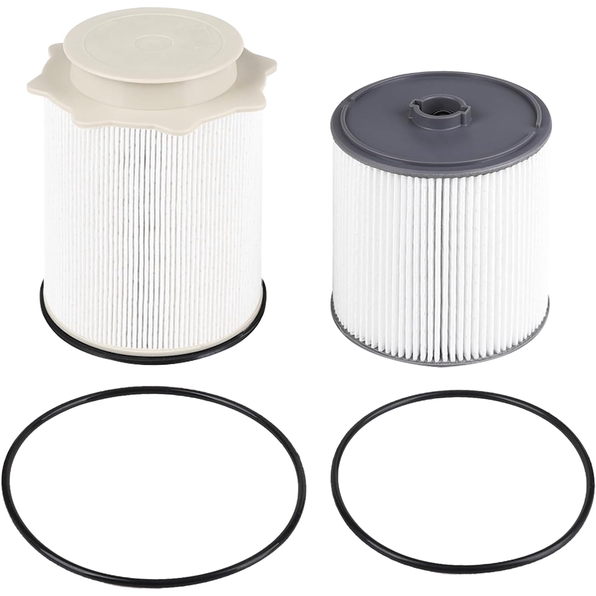 6.7 Cummins Fuel Filter Water Separator Set for 2019-2024 Ram 2500 3500 4500 5500 6.7L Turbo Diesel - Replaces 68157291AA 68436631AA 68065608AA PF46152 FS53000 DF99085 2-Piece Kit