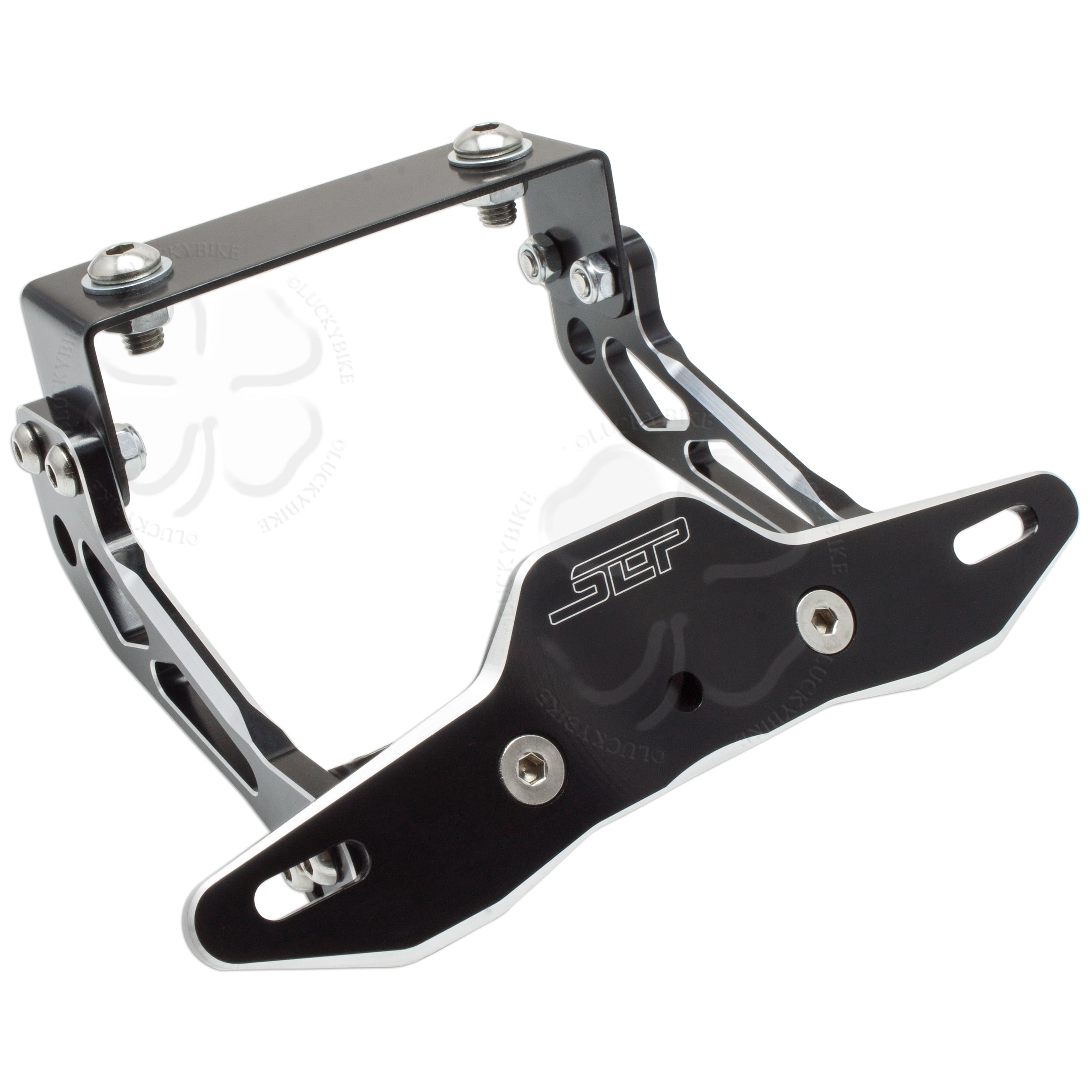 Fender Eliminator Black Universal Motorcycle Tail CNC License Plate