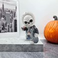 thumbnail image 4 of WEGFTDUOP Halloween Decoration Halloween Skateboard Trendy Skeleton Doll Ornament Creatives Resin Crafts Ornament Desktop Decoration Halloween Indoor Outdoor Decoration, 4 of 6