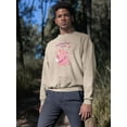 thumbnail image 2 of Thinking About You, Cupig Sweatshirt Men -Smartprints Designs, Male XX-Large, 2 of 4