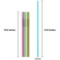 thumbnail image 3 of 300 Pcs Colorful Flexible Plastic Straws, BPA-Free Disposable Bendy Straws, 10.2" Long and 0.23'' Diameter, 3 of 3