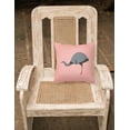 thumbnail image 2 of Carolines Treasures BB7923PW1414 Rhea Pink Check Fabric Decorative Pillow, 14 x 14 in., 2 of 2
