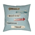 thumbnail image 1 of Artistic Weavers Lodge Cabin Compass Pillow Poly Filled 26' x 26', 1 of 2