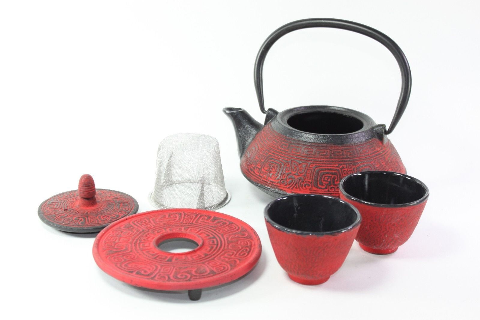 900ml Cast Iron Teapot Japanese Tetsubin Kettle Humidifier Infuser Filter Teapot 