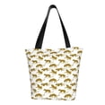 thumbnail image 2 of Kdxio Leopard Print Women Reusable Grocery Bags Foldable Ripstop,Reusable Shopping Bags for Shopping,Gym,Gift, 2 of 8