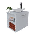 thumbnail image 3 of Gabinete para Baño DECOMOBIL con Lavamanos y Monomando Izquierdo Blanco GABINETE 07, 3 of 4