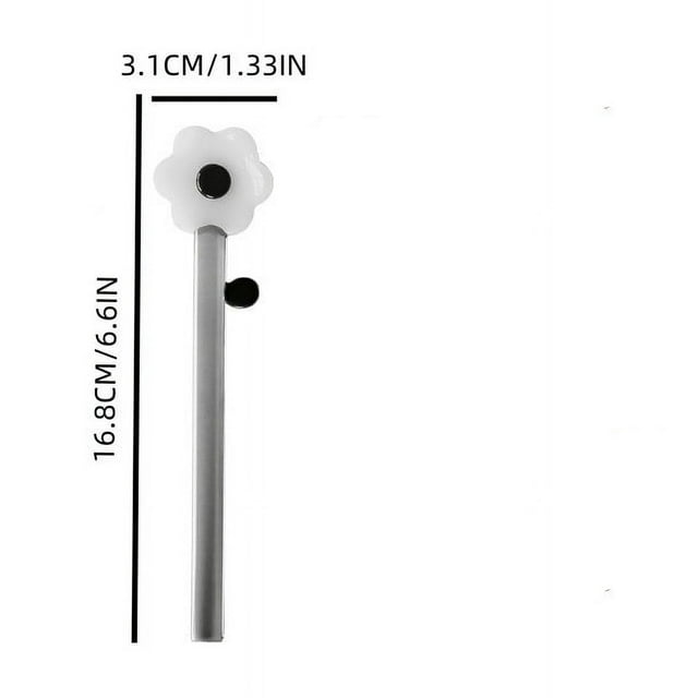 SDNall Cuillère à Crème Glacée, Cuillères à Crème Glacée, Cuillère à Dessert en Forme de Fleur de Tournesol Colorée en Verre Borosilicate Transparent avec Long Manche Mignon, Bâtonnets de Crème Glacée, Fleur en Verre