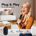 thumbnail image 4 of Micrófono inalámbrico Mcbazel Gaming, 15 m, alcance, silencio LED, 4 of 9