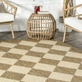 thumbnail image 6 of nuLOOM Sabina Diamond Trellis Indoor/Outdoor Area Rug, 10' x 13', Sabina Brown, 6 of 6