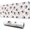 White Cow Head, variant on Long Mouse Pads for Desk,White Cow Cloud Pattern Desk Mats on Top Of Desks, Desk Mouse Pad Extra Large with 3mm Non-Slip Base and Stitched Edge for Gaming,Office,Work,Home 31.5"x11.8"