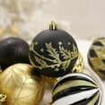 thumbnail image 5 of Washranp 16Pcs Christmas Balls Ornaments,3inch Colored Shatterproof Xmas Tree Balls Decoration Painting Glittering Hanging Ball Baubles, 5 of 7