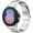 Silver, variant on KOMI Metal Band Compatible with Samsung Galaxy Watch 7 FE 6 5 4 Band 40mm 44mm/Watch 5 Pro Band 45mm/Watch 6 Classic Band 43mm 47mm/Watch 4 Classic Band 42mm 46mm, No Gap Stainless Steel Band for Men