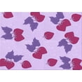 thumbnail image 1 of Ahgly Tapis Rectangulaire Lavable en Machine Intérieur Transitionnel Orchidée Violet, 7 Pieds x 9 Pieds, 1 of 7