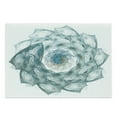thumbnail image 1 of Spires Cutting Board, Flower Shaped Spiral Digital Vortex Pattern with Colored Elements Image, Decorative Tempered Glass Cutting and Serving Board, Large Size, Teal, by Ambesonne, 1 of 1
