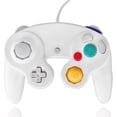 thumbnail image 1 of Controller Replacement for Gamecube Controller,Classic Wired Controller Compatible with Gamecube Console for Wii Nintendo Gamecube (White), 1 of 7