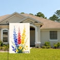 thumbnail image 2 of Amhnf Linen Garden Flag With Colorful Flowers Design For Home Outdoor Garden Yard Decor 12x18 inch, 2 of 5
