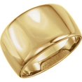 thumbnail image 3 of FB Jewels 14K Yellow Gold Simple Dome Ring Size 7, 3 of 3