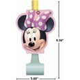 thumbnail image 3 of Unique Disney Iconic Minnie Mouse Blowout Party Noisemakers, 8 Count, 3 of 5